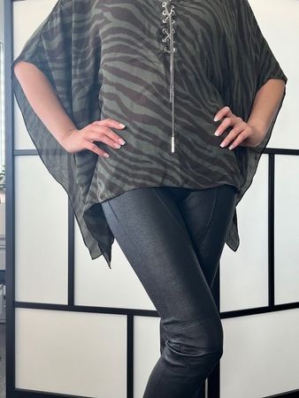 Michael Kors Bluse Top 100% Seide gr S-M