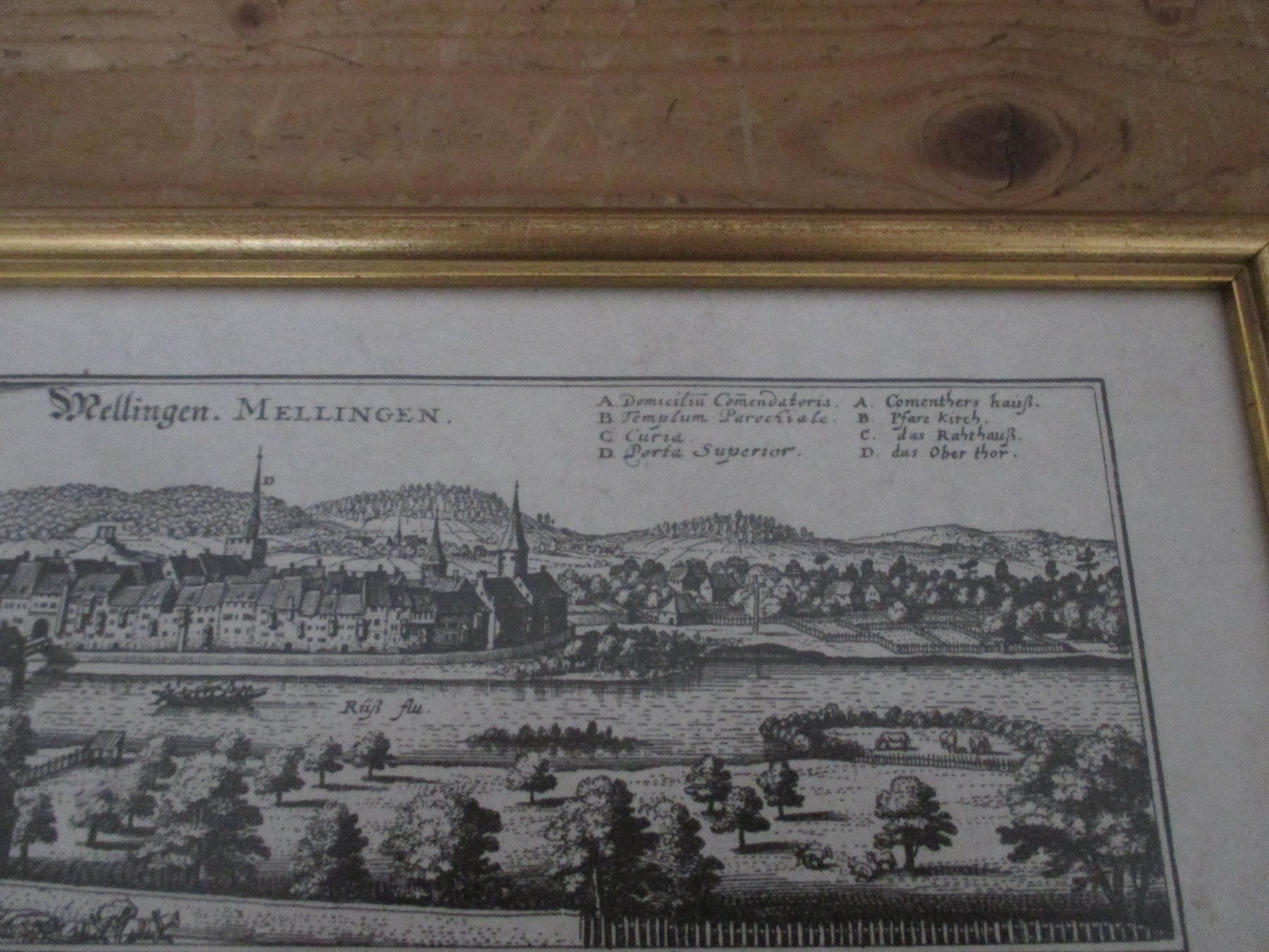 Foto & Immagini: MELLINGEN Alte Stadtansicht – Usato da Flims - Dorf venduto da Stagediver 1