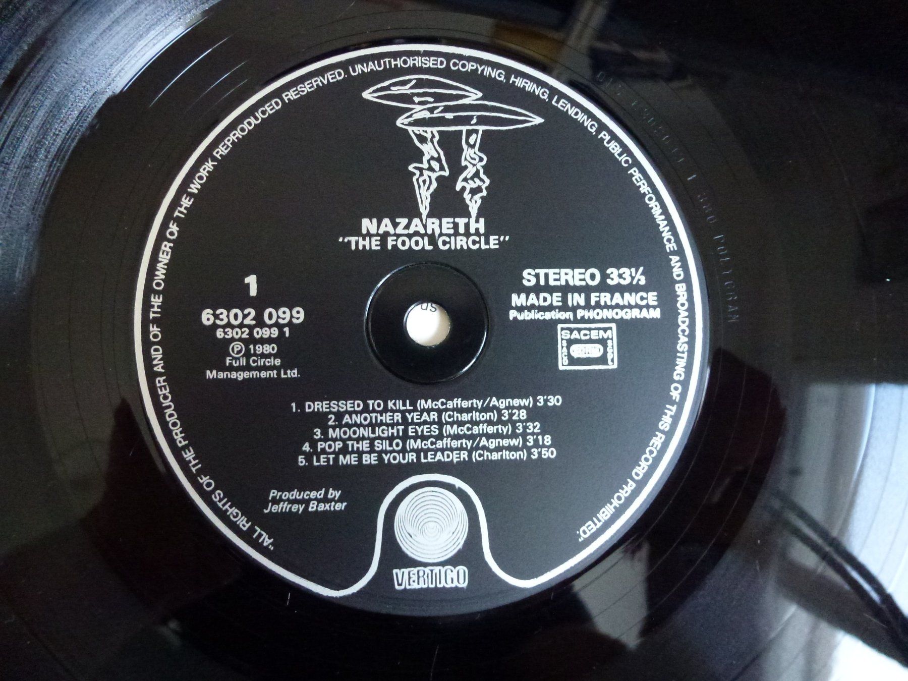 Dischi in vinile: Nazareth – The Fool Circle – Usato da Bern venduto da Frebo 3