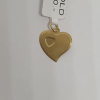Echt 18K Gold - Herz Anhänger