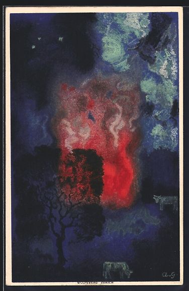Ansichtskarten: sign. A. Giacometti: Zürich, Schweizer  – Gebraucht aus Berlin von bartko-reher