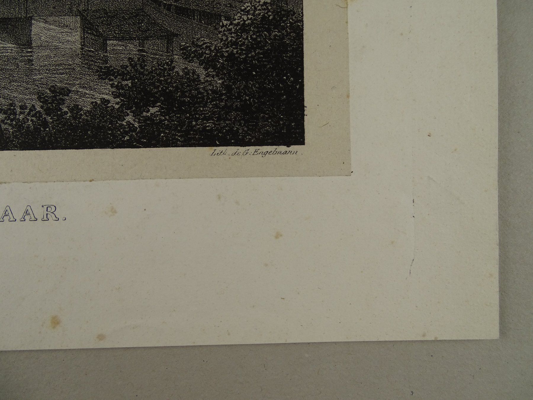 Incisioni: ZOLLBRÜCK INTERLAKEN, LITHOGRAPHIE 1824 – Usato da Grüningen venduto da Kartensammler 7