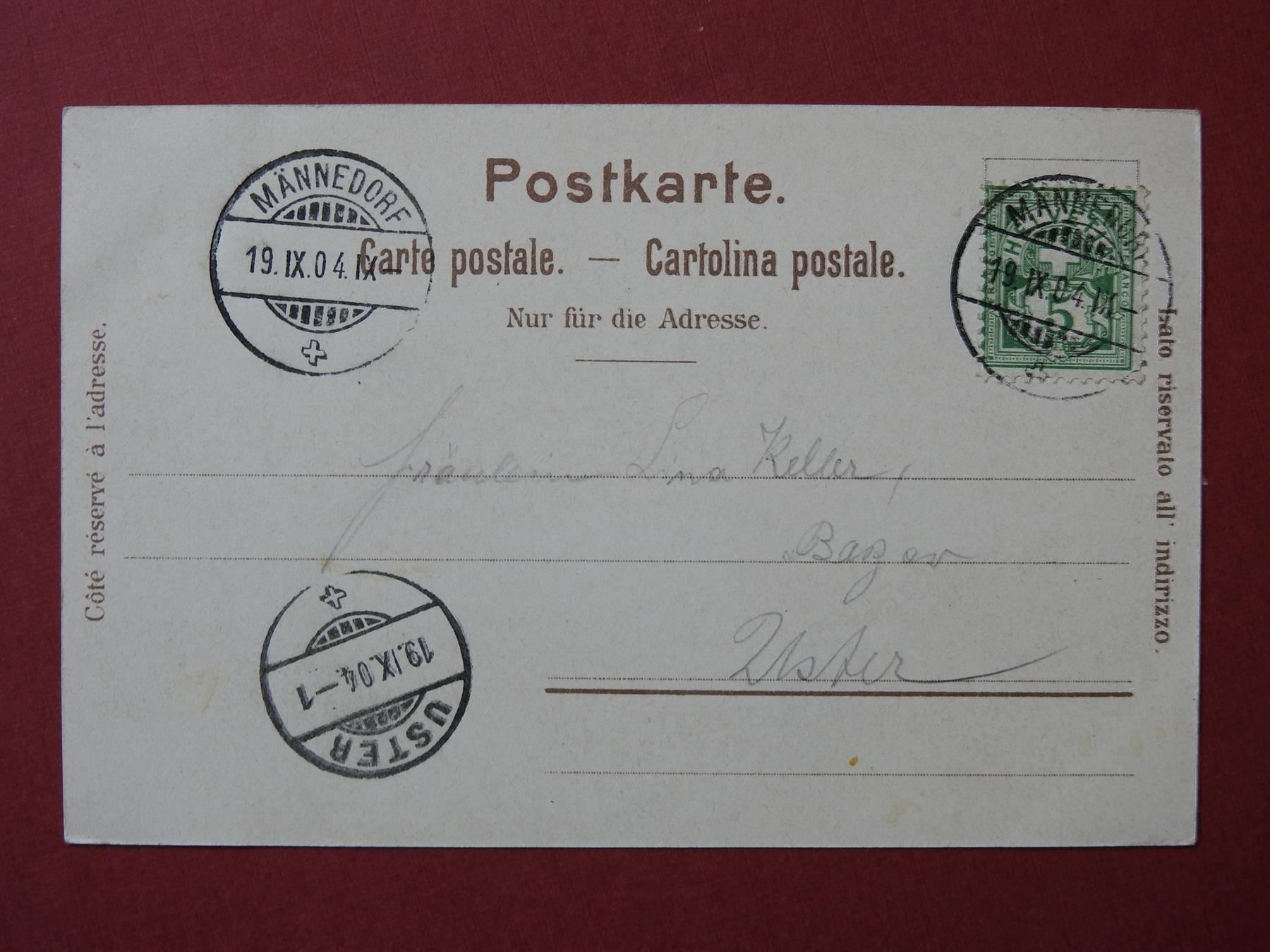 Cartoline postali: AK - Hotel Löwen - Meilen ZH – Usato da Rain venduto da 999-800-K 1