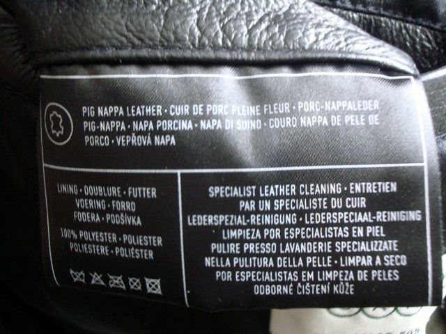 C&A Giacche: Lederjacke von CANDA, schwarz, Gr. 40 – Usato da Stehrenberg venduto da AB-C 4