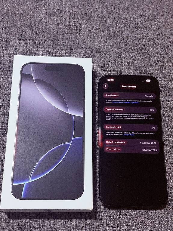 Telefoni cellulari / Smartphones: iPhone 16 Pro Max 256GB Nero – Usato da Giubiasco venduto da luc_pc2g 2
