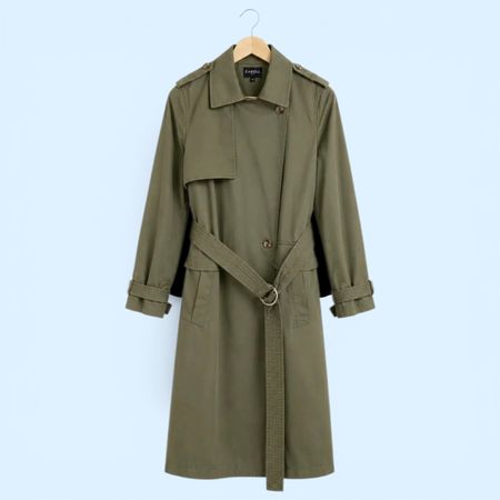 CAROLL Paris Trenchcoat – Olivgrün – Gr. 38