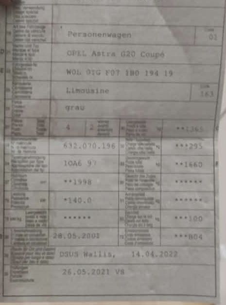 Opel Automobili: Opel Astra G Coupé Turbo – Usato da Nunningen venduto da bar_gp8f 4