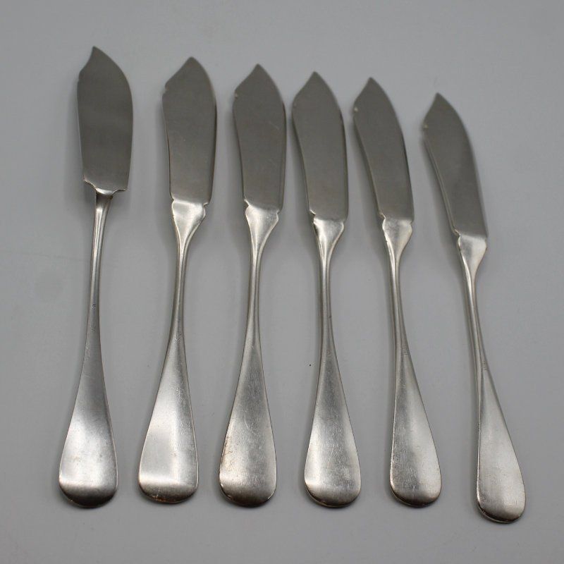 Set di posate: Fischbesteck 6-teilig, 90er, Baguette - Form – Usato da Weggis venduto da Mylemontree 1