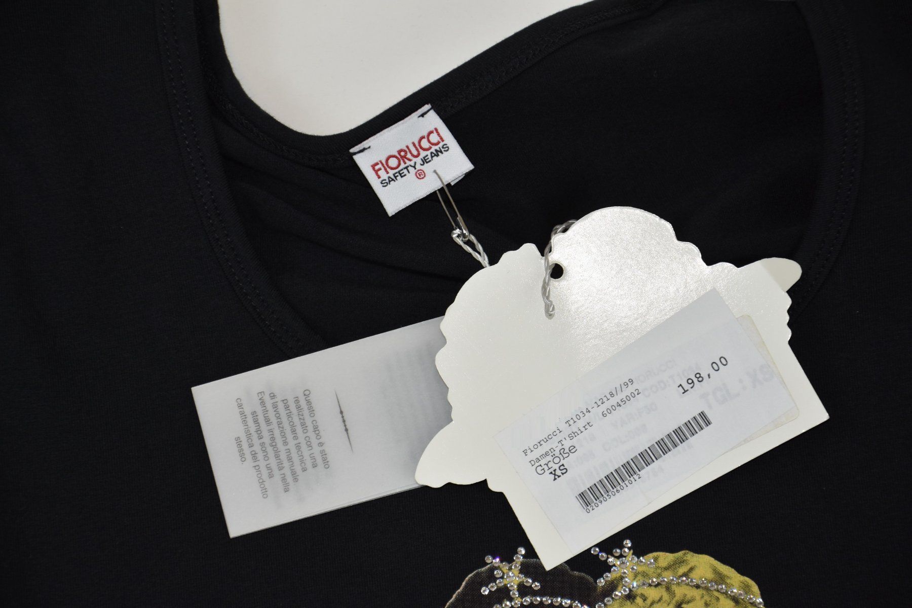 Maglioni & Felpe: FIORUCCI Damen Pullover/Made in Greece/LP:198Fr/schwa/XS/NEU – Nuovo e nell'imballaggio originale da Wohlenschwil venduto da ABC-Vintage 3