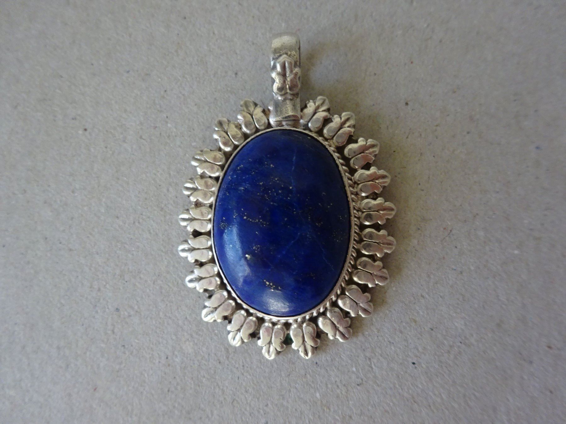 Ciondoli: Lapislazuli Anhänger - 925 Silber – Usato da Esslingen venduto da eintagammeer 3
