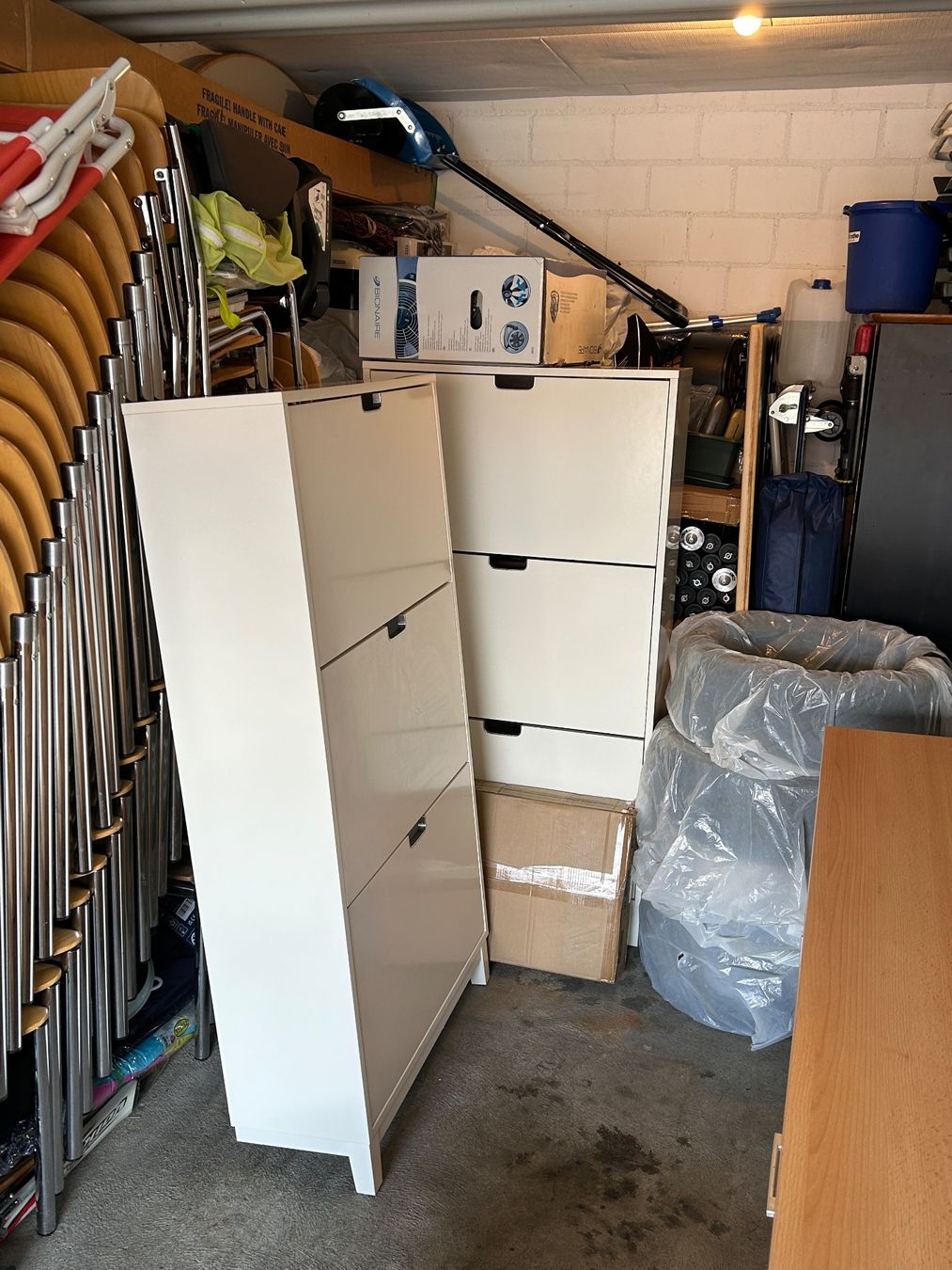 Ikea Armadi: Schuhschrank STÄLL weiss 3 Fächer gebraucht – Usato da Mülligen venduto da Sydkim