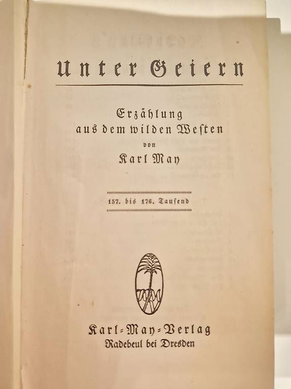 Libri: Karl May Buch Unter Geiern – Usato da Wil SG venduto da sus_959d 2