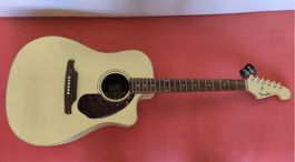 Fender Sonoran SCE California Series, Olympic White, Fishman