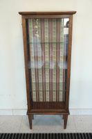 Antike Holz Vitrine Nussbaum Sammler- Top S372