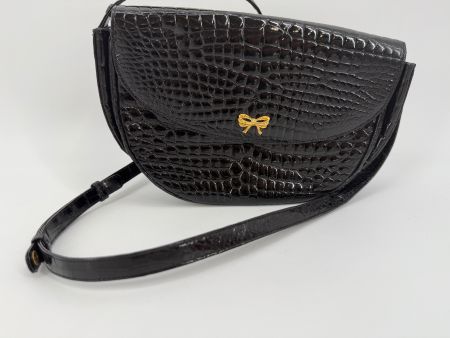 Vintage Leder Handtasche von Modell Royal mit Spiegel