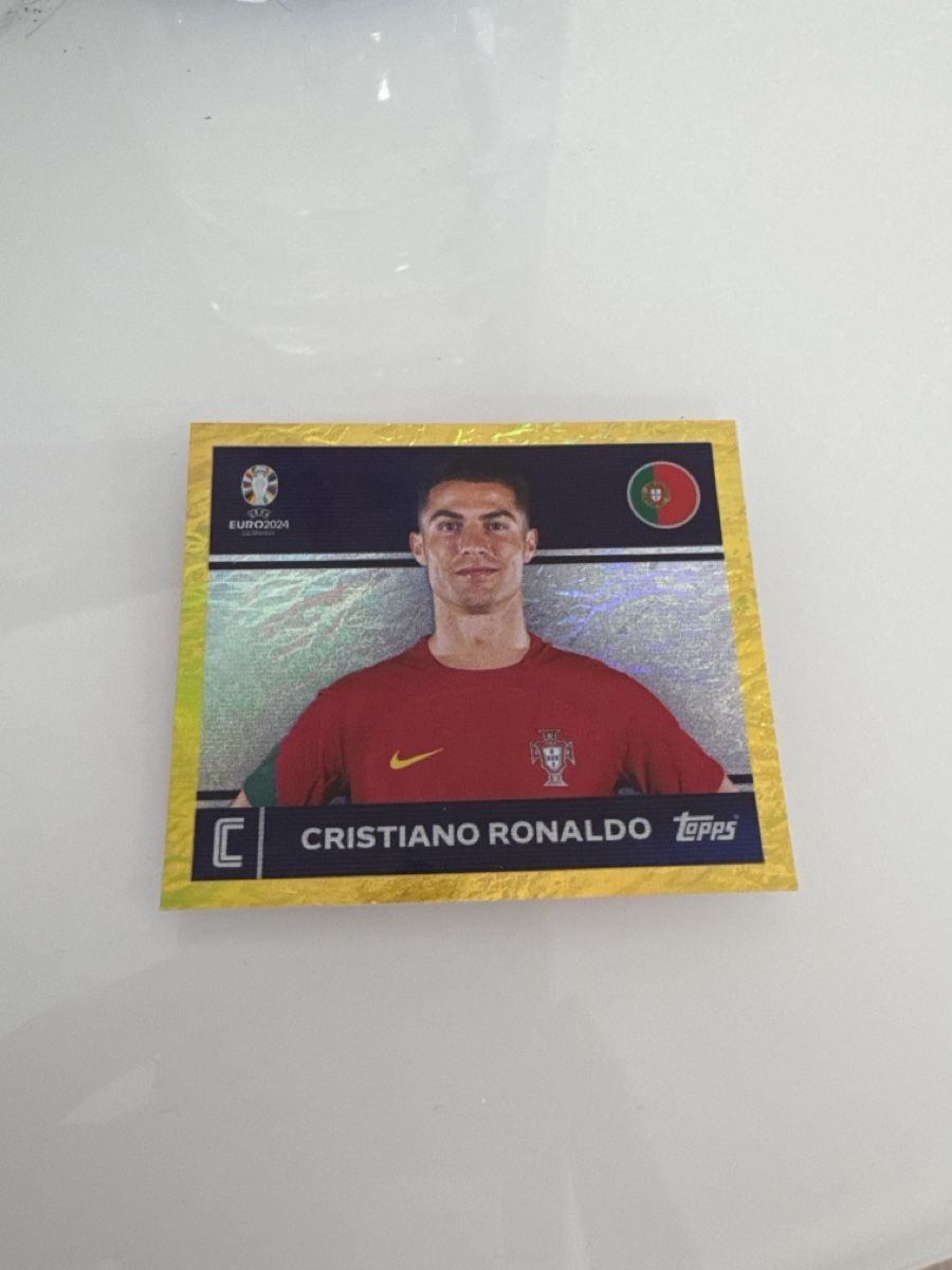 Topps Carte collezionabili: Topps Ronaldo Gold Sticker – Nuovo (secondo la descrizione) da Salmsach venduto da kim_686b