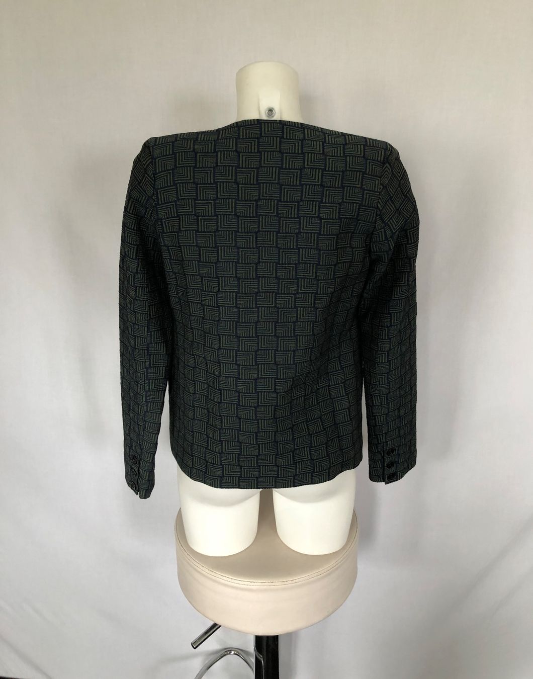 Giacche: Blazer asymétrique Cotélac vert texturé taille 0 / 34 – Nuovo e nell'imballaggio originale da Coppet venduto da Vanessamode 4