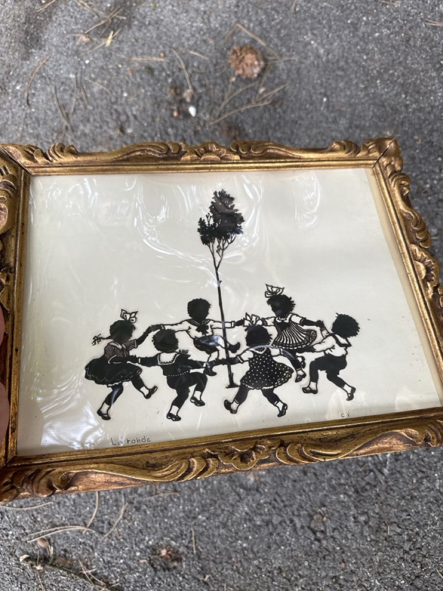 Tableaux: Cadre ancienne découpage  – D'occasion à Vésenaz par Angela.C3