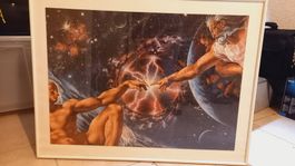 Puzzle mit Rahmen