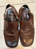 Pedrino  Herren Ledersandalen, Braun, Top Zustand, Grösse 45