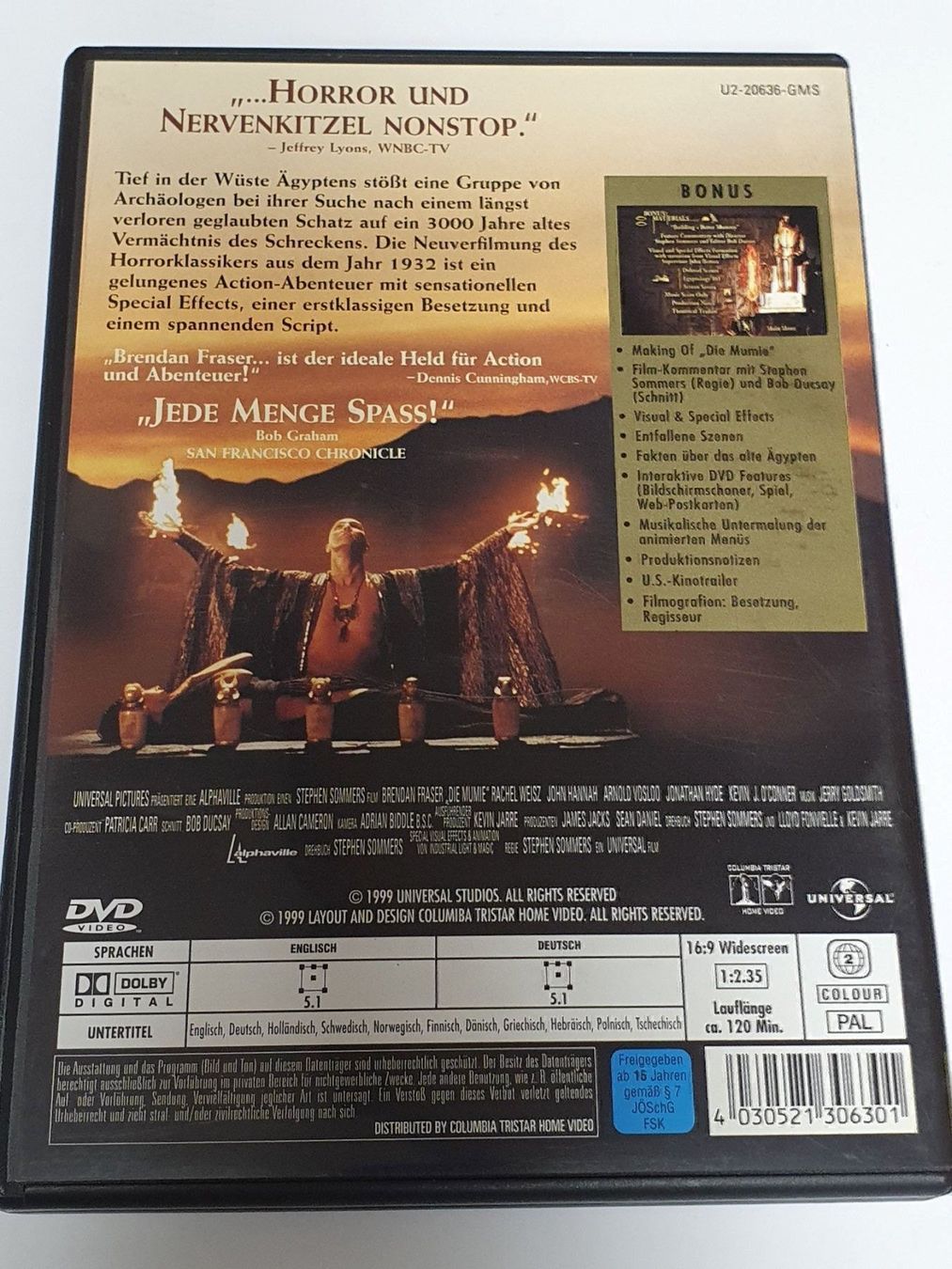 Tutti i DVDs: Die Mumie DVD – Usato da Oberdorf BL venduto da BaldenEagle 3