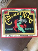 Schachtel antik für Chocolat Klaus 