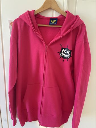 Kapuzenjacke Ice Cream pink wie neu