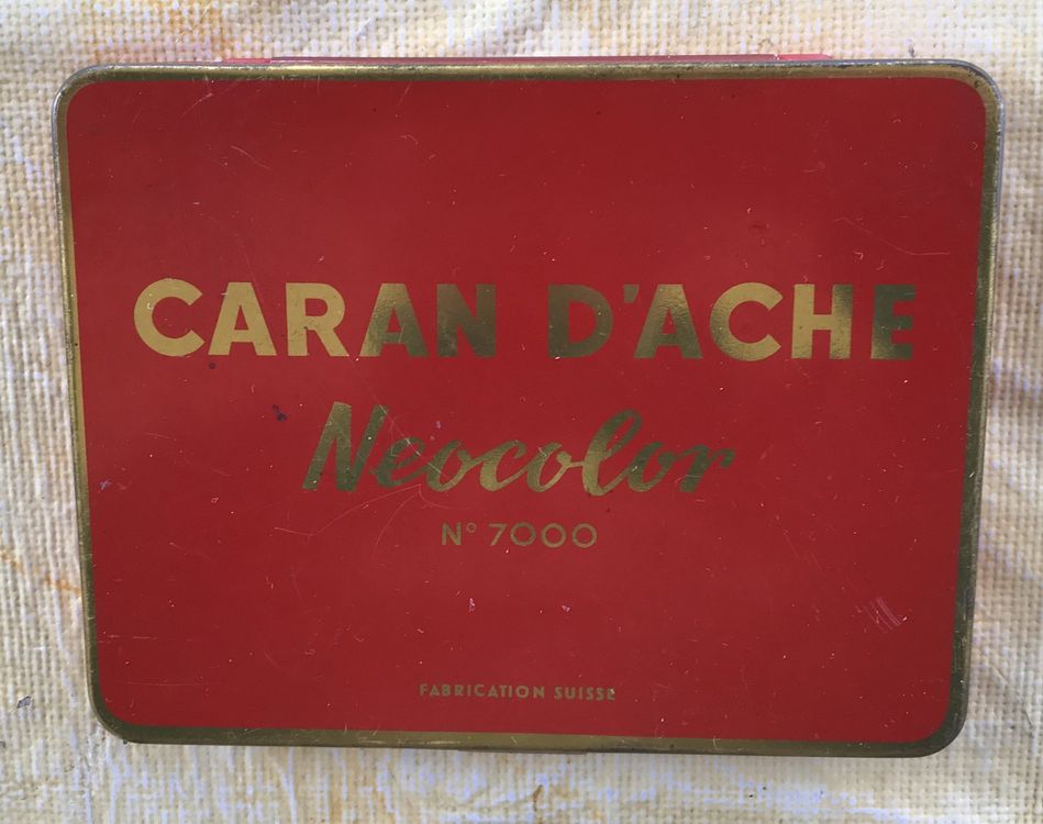 Caran D’Ache Neocolor I Wachsmalstift – Farbe: Schwarz
