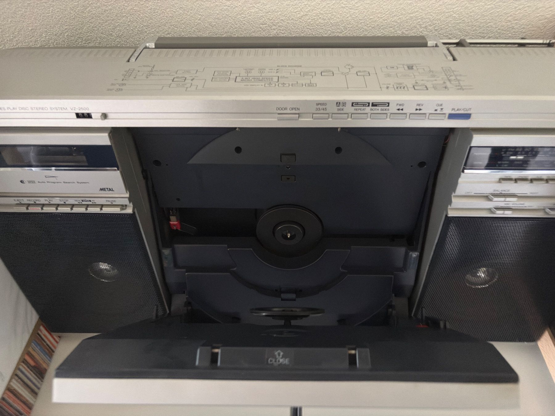 Sharp Plattenspieler: Sharp VZ-2500 Both Sides Play Plattenspieler – Gebraucht aus Glis von VinylValley 2