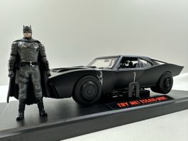 Batmobile inkl. Batman Figur 1:18,mattschwarz,OVP, JADA TOYS