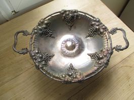 Antike Früchteschale Fussschale versilbert WMF (1896-1903)