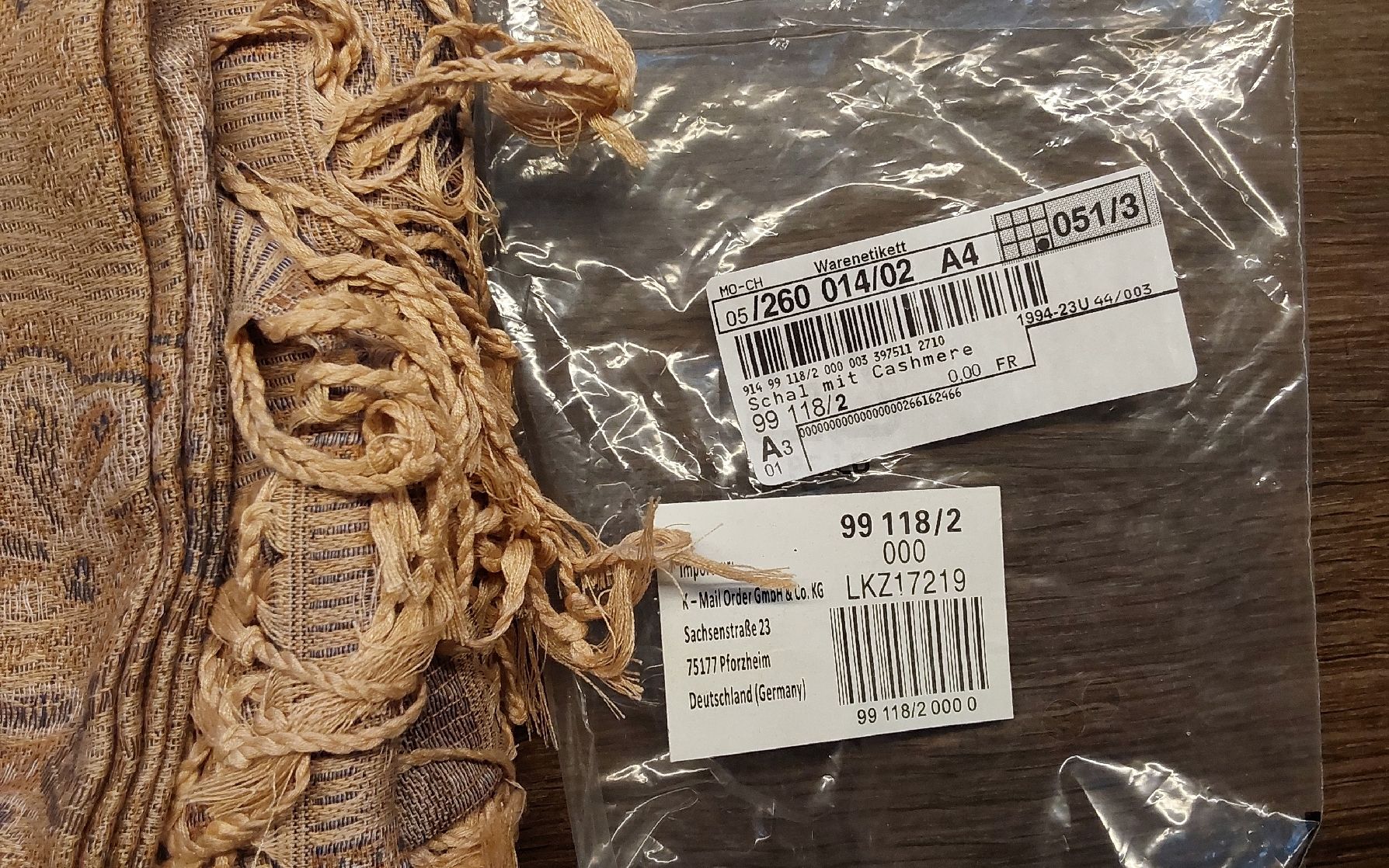 Foulards, Tücher & Schals: Schal Polyester mit Kaschmir neu – Neu und originalverpackt aus Köniz von scopello12 2