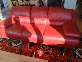 Leder Sofa 2er und 3er