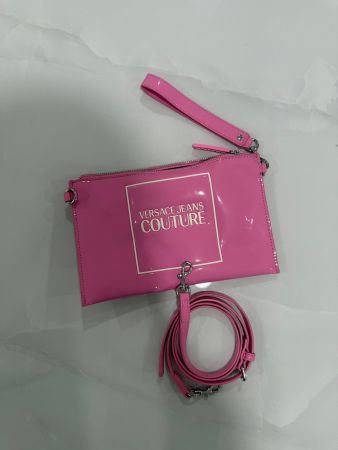 Versace Jeans Couture Tasche Pink Lack Neu 55 Zeichen