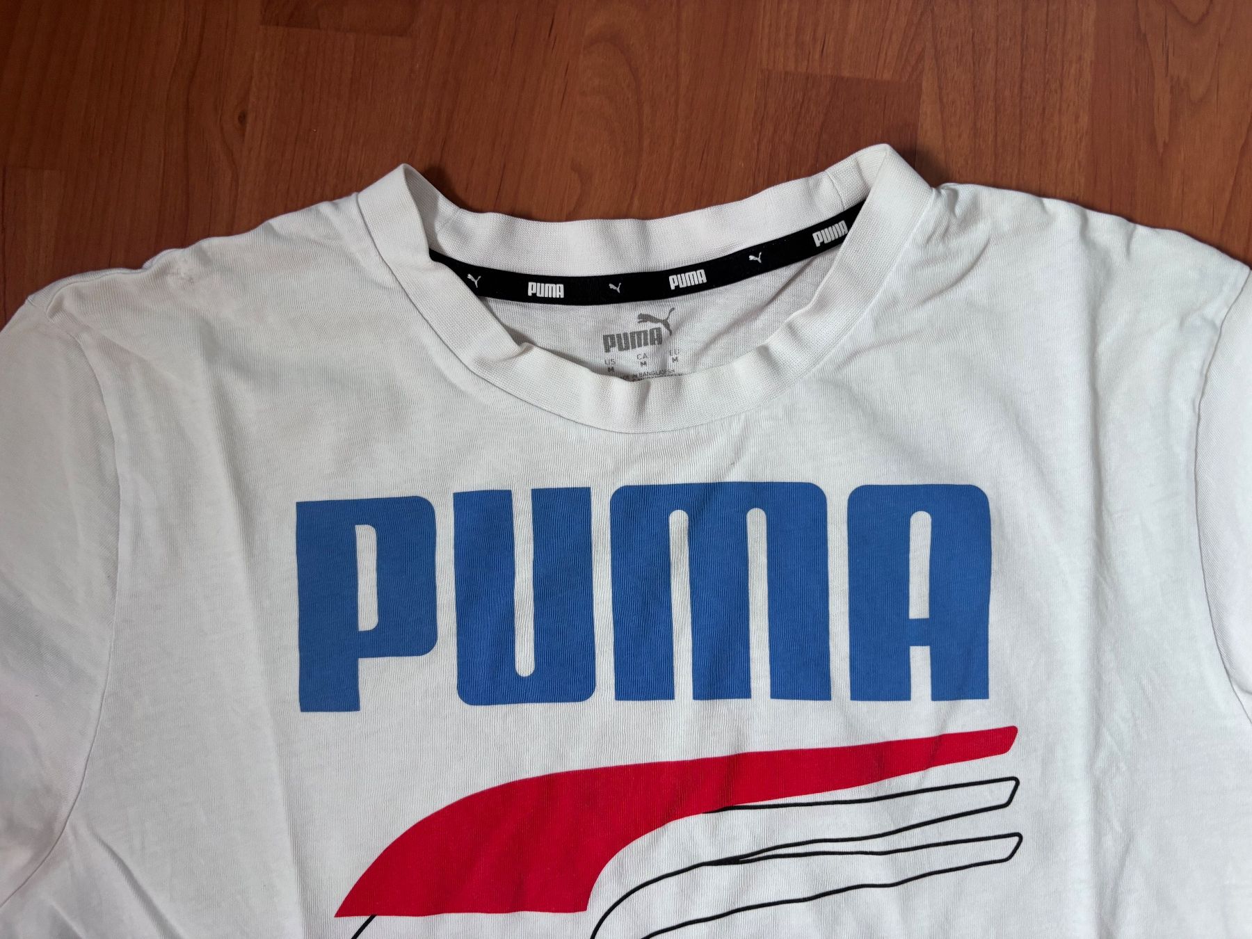 Puma T-Shirts: Puma Shirt M Weiss Baumwolle – Gebraucht aus Balsthal von Uroby 1