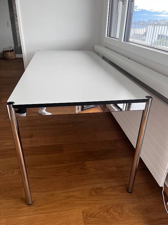 USM Scrivanie: USM Tisch 175cm perlgrau wie neu – Usato da Küssnacht am Rigi venduto da el_miu 2