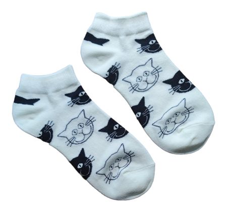 Sneaker-Socken Katzen