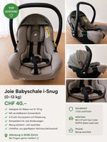 Joie Babyschale i-Snug (0-13 kg) guter Zustand