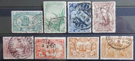 Portugal Kat. 138-145 */gest. 1898 Kat. 112 Euro
