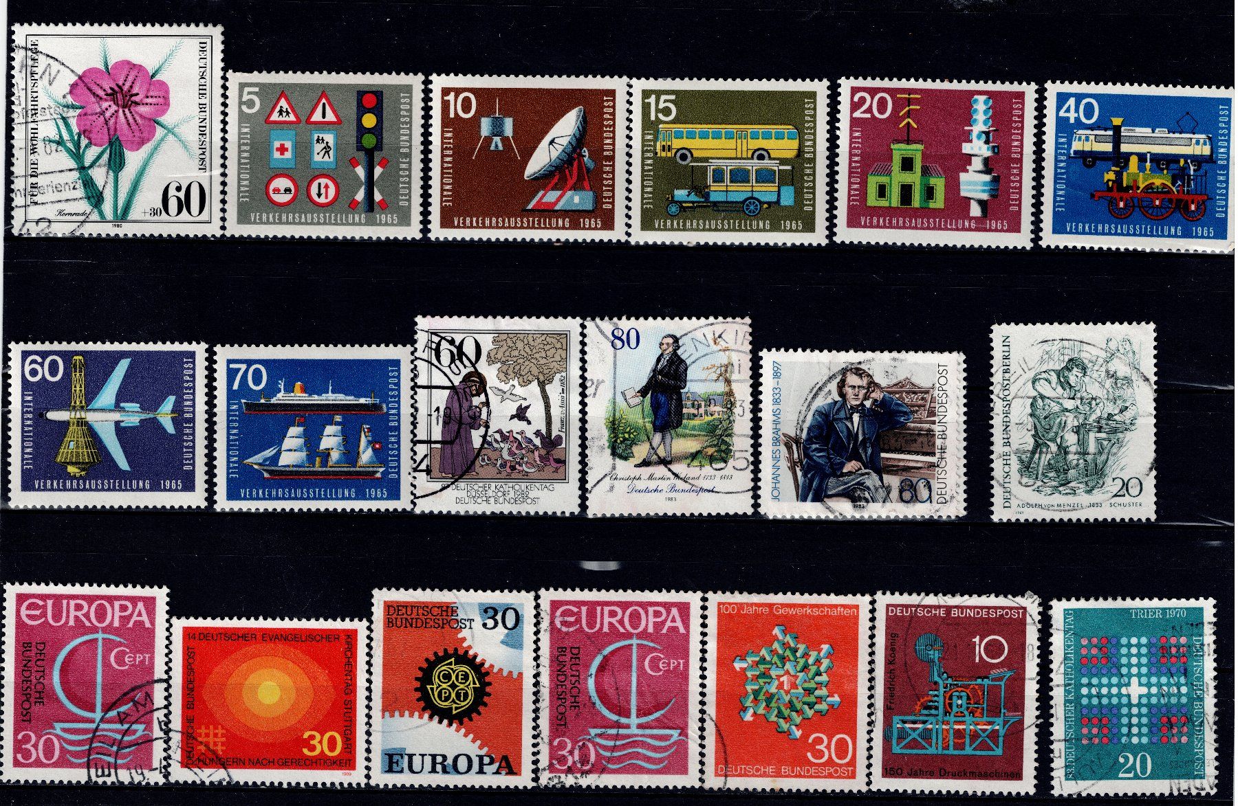 Tutti i francobolli: 44x Briefmarken Deutschland 3 – Usato da Tenniken venduto da mik_6mxg 7