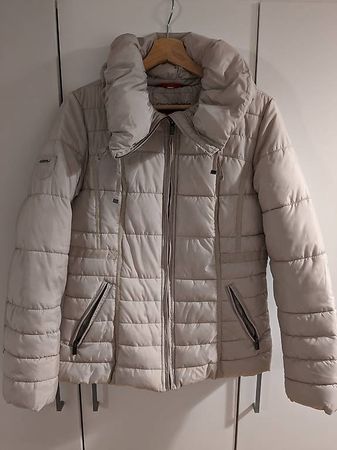 hellgraue Daunenjacke von Charles Vögele, Grösse 36