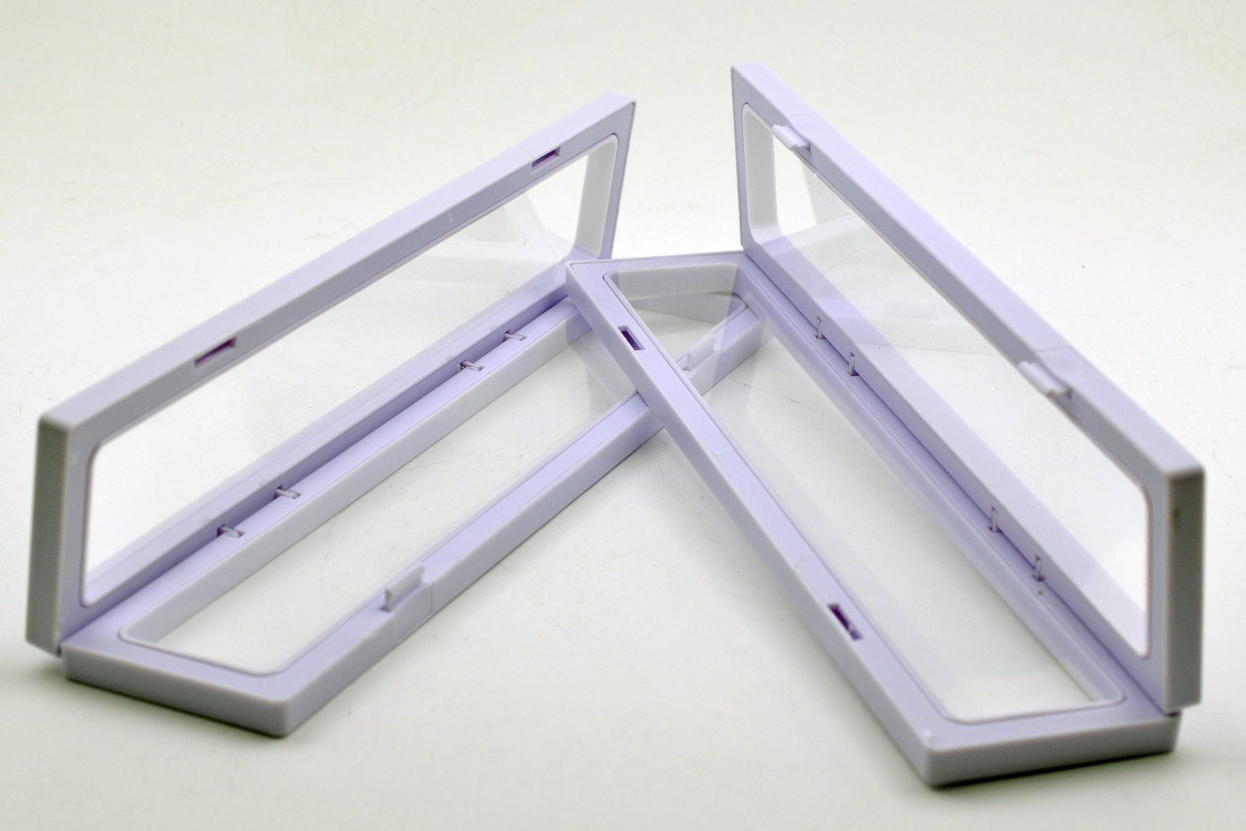 Vetrine: 2 Schweberahmen Verpackung 27x6cm weiss – Nuovo (secondo la descrizione) da Wittenbach venduto da uhrenzubehoer24 1