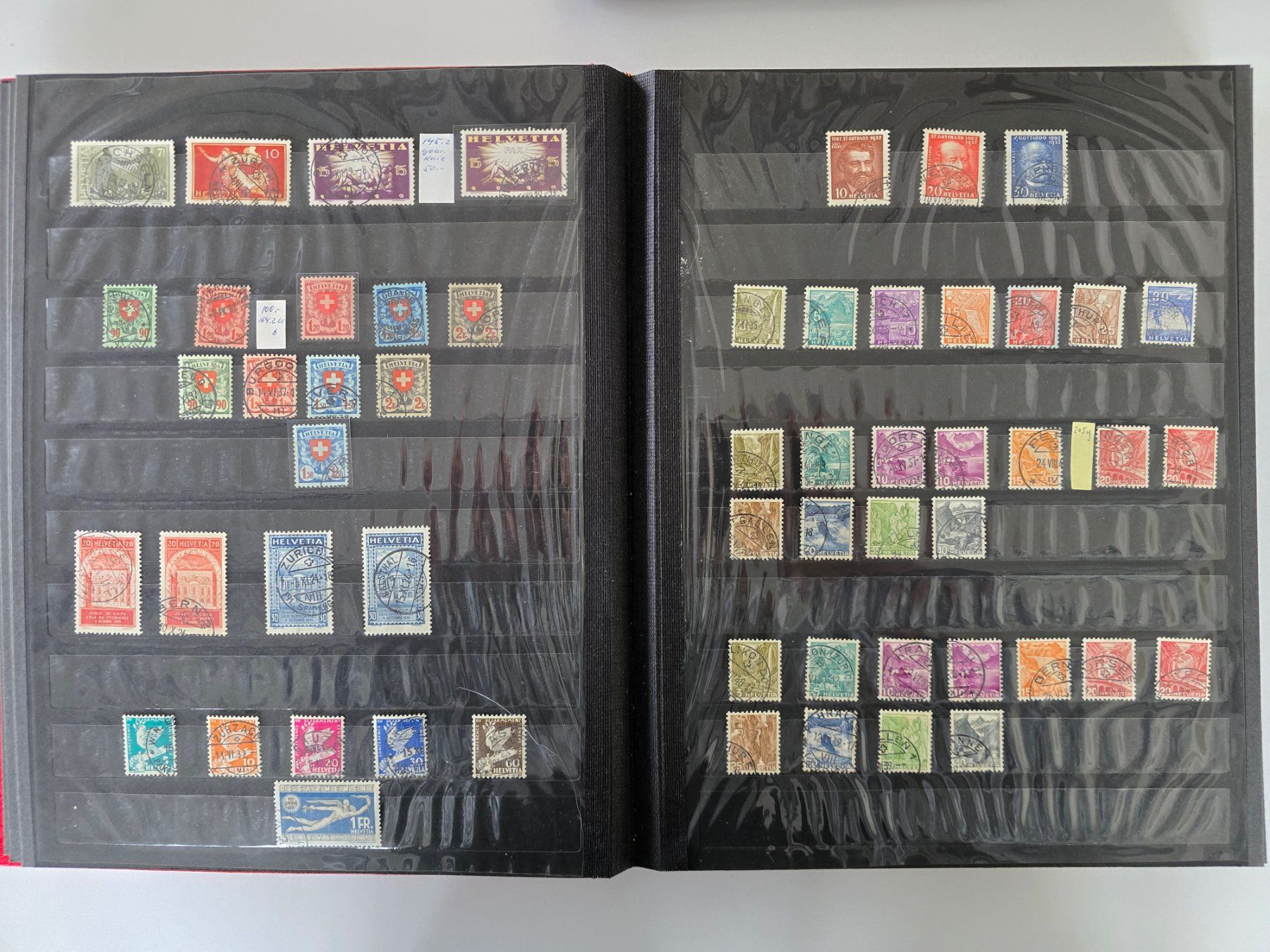 Alle Briefmarken: Briefmarken-Sammlung Schweiz 1850-1978 – Gebraucht aus Heerbrugg von Swissphila 4