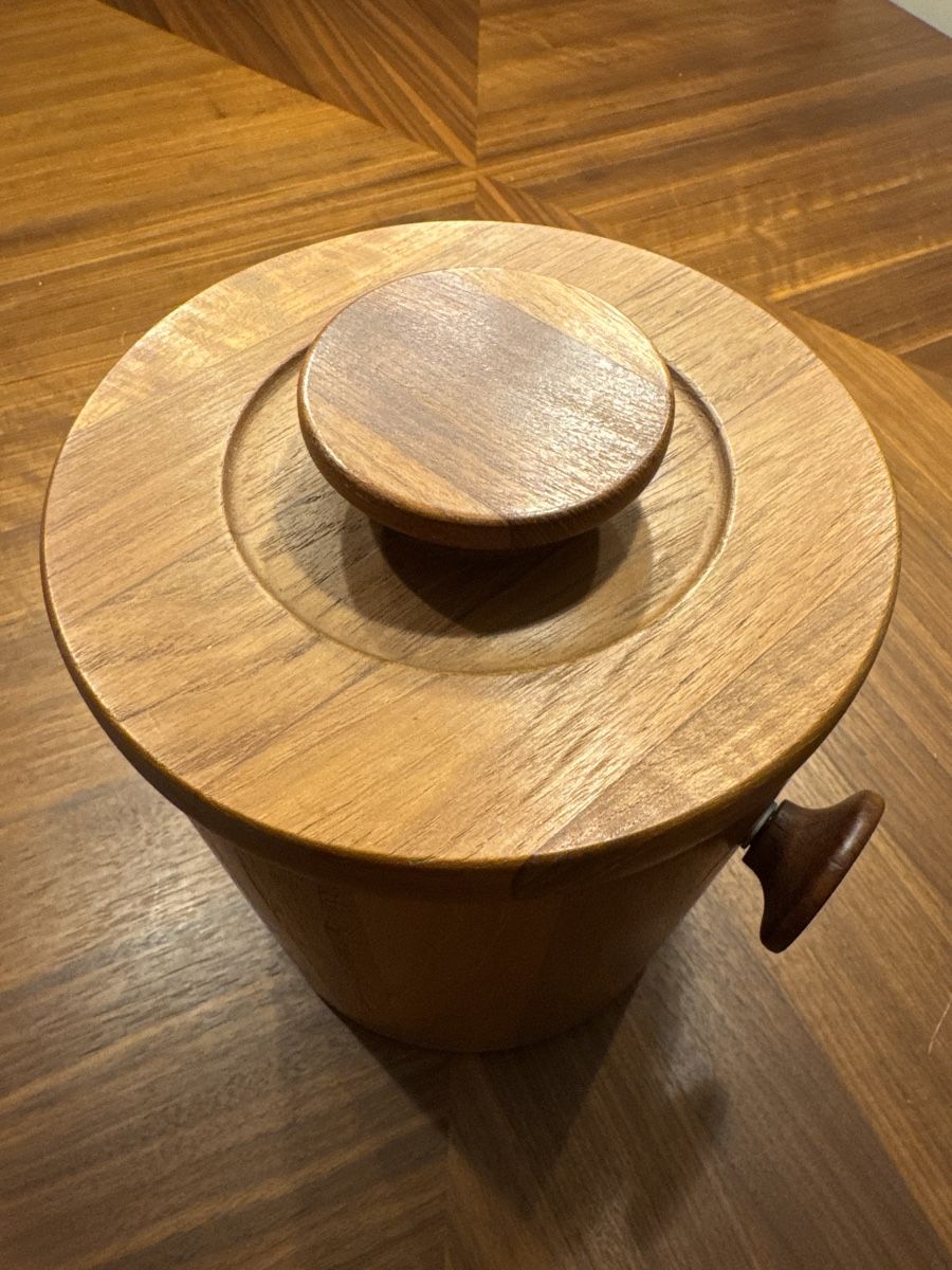 Altro: Vintage Teak Weinkühler / Sektkühler / Eiskübel – Usato da Grenchen venduto da Lucy68
