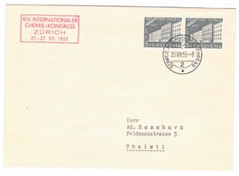 Lettre de Zürich BPA A699 pour Thalwil le 20.VII.55