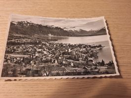 Alte Ansichtskarte Vevey Tour d'Ai, Dents de Morcles