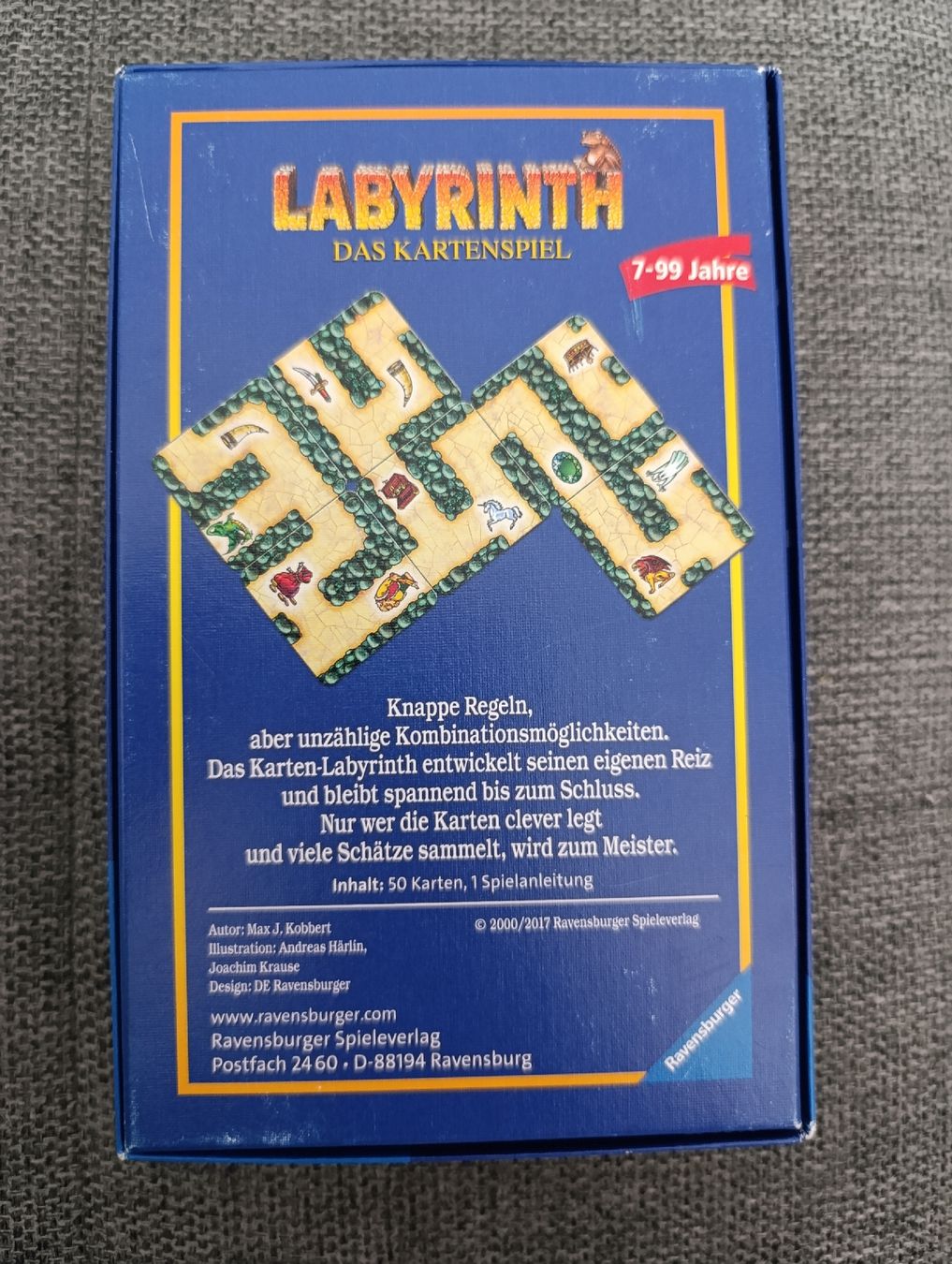 Ravensburger Giochi: Labyrinth - das Kartenspiel von Ravensburger – Usato da Heimberg venduto da the_dealer88 1