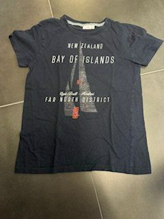 T-Shirt dunkelblau 164