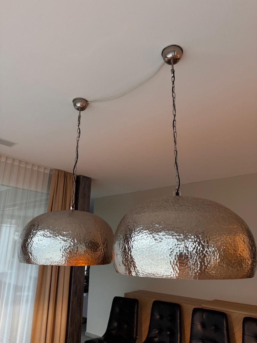 Pfister Lampade: Deckenlampen / Hängelampen aus Eisen - Silber – Usato da Wettingen venduto da fapppio28 2