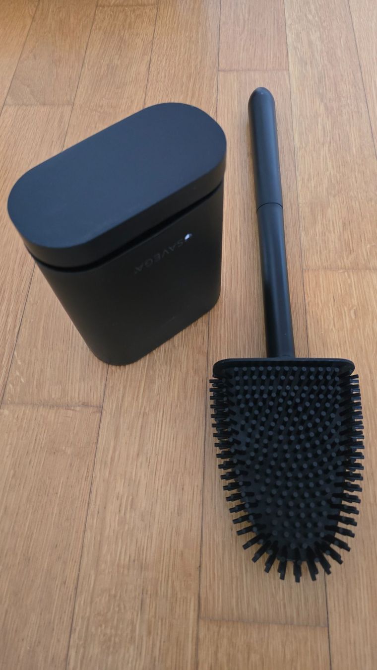 Altri accessori per il bagno: Toilettenbürste aus Silikon mit Halter – Nuovo (secondo la descrizione) da Rafz venduto da Domimir 1